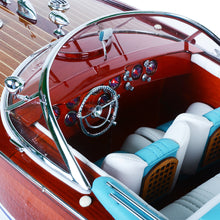 Load image into Gallery viewer, RIVA AQUARAMA MODEL BOAT PAINTED MEDIUM | Museum-quality | Fully Assembled Wooden Model boats