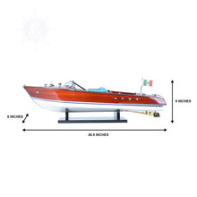 Load image into Gallery viewer, RIVA AQUARAMA MODEL BOAT PAINTED MEDIUM | Museum-quality | Fully Assembled Wooden Model boats