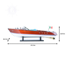 Load image into Gallery viewer, RIVA AQUARAMA MODEL BOAT PAINTED MEDIUM | Museum-quality | Fully Assembled Wooden Model boats