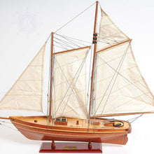 Load image into Gallery viewer, AMERICA CUP RACING YACHT FULLY ASSEMBLED MODEL | Museum-quality | Fully Assembled Wooden Ship Model