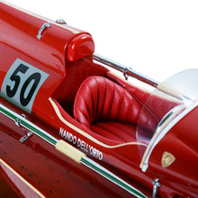 Load image into Gallery viewer, FERRARI HYDROPLANE MODEL BOAT MEDIUM | Museum-quality | Fully Assembled Wooden Model boats
