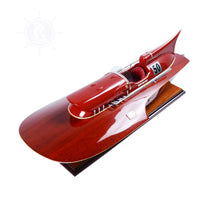 Load image into Gallery viewer, FERRARI HYDROPLANE MODEL BOAT MEDIUM | Museum-quality | Fully Assembled Wooden Model boats