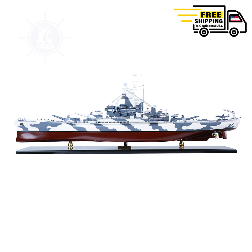 USS ALABAMA BB-60 MODEL BOAT | Museum-quality | Fully Assembled Wooden Model boats