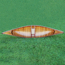 Load image into Gallery viewer, RED DISPLAY CANOE WITH RIBS AND CURVED BOW 10ft| Wooden Canoe