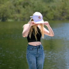 Load image into Gallery viewer, Drakkar Viking Embroidered Cap in White by Alison Nautical