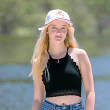 Load image into Gallery viewer, Drakkar Viking Embroidered Cap in White by Alison Nautical