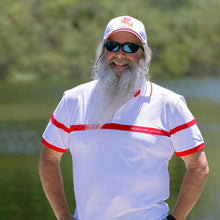 Load image into Gallery viewer, Drakkar Viking Embroidered Cap in White by Alison Nautical