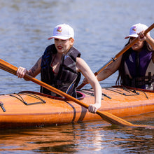 Load image into Gallery viewer, Drakkar Viking Embroidered Cap in White by Alison Nautical