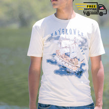 Load image into Gallery viewer, Mayflower Graphic T-Shirt by Alison Nautical