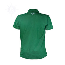 Load image into Gallery viewer, Hemingway Pilar Green w. Black & Red Stripes Regular Fit Polo Shirt by Alison Nautical