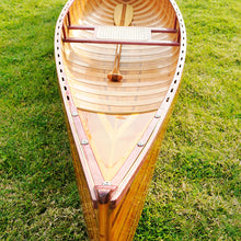 Load image into Gallery viewer, DISPLAY CANOE WITH RIBS CURVED BOW 5ft| Wood Canoe