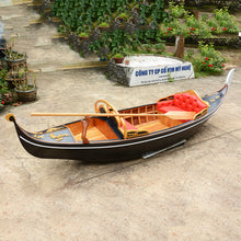 Load image into Gallery viewer, VENETIAN GONDOLA REAL BOAT 15 | WOODEN BOAT