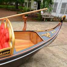 Load image into Gallery viewer, VENETIAN GONDOLA REAL BOAT 15 | WOODEN BOAT