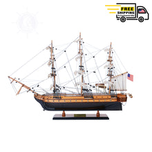 Load image into Gallery viewer, USS CONSTITUTION MODEL SHIP SMALL | Museum-quality | Fully Assembled Wooden Ship Models