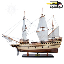 Load image into Gallery viewer, MAYFLOWER MODEL SHIP MEDIUM - FULLY ASSEMBLE | Museum-quality | Fully Assembled Wooden Ship Models