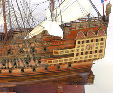 Load image into Gallery viewer, HMS SOVEREIGN OF THE SEAS MODEL SHIP XL WITH DISPLAY CASE NO GLASS | Museum-quality | Fully Assembled Wooden Ship Models