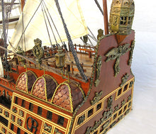 Load image into Gallery viewer, HMS SOVEREIGN OF THE SEAS MODEL SHIP XL WITH DISPLAY CASE NO GLASS | Museum-quality | Fully Assembled Wooden Ship Models