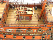 Load image into Gallery viewer, HMS SOVEREIGN OF THE SEAS MODEL SHIP XL WITH DISPLAY CASE NO GLASS | Museum-quality | Fully Assembled Wooden Ship Models