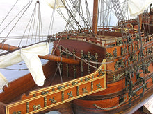 Load image into Gallery viewer, HMS SOVEREIGN OF THE SEAS MODEL SHIP XL WITH DISPLAY CASE NO GLASS | Museum-quality | Fully Assembled Wooden Ship Models