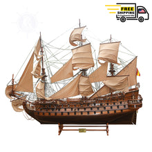 Load image into Gallery viewer, SAN FELIPE MODEL SHIP MASSIVE 13 FOOT LONG MUSEUOM QUALITY LIMITED EDITION | Museum-quality | Fully Assembled Wooden Ship Models