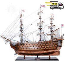 Load image into Gallery viewer, HMS VICTORY MODEL SHIP COPPER BOTTOM | Museum-quality | Fully Assembled Wooden Ship Models