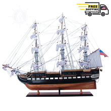 Load image into Gallery viewer, USS CONSTITUTION MODEL SHIP LARGE PAINTED | Museum-quality | Fully Assembled Wooden Ship Models