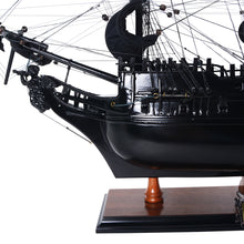 Load image into Gallery viewer, BLACK PEARL PIRATE SHIP MODEL SHIP MIDSIZE WITH DISPLAY CASE | Museum-quality | Fully Assembled Wooden Ship Models