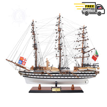 Load image into Gallery viewer, AMERIGO VESPUCCI MODEL SHIP PAINTED MEDIUM | Museum-quality | Fully Assembled Wooden Ship Models