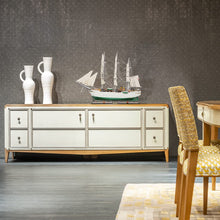 Load image into Gallery viewer, Old Modern Handicrafts Danmark Tall Ship Model - Fully Assembled Museum Quality Wooden Ship Model - 34.5L x 12W x 25H Inches