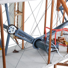 Load image into Gallery viewer, Old Modern Handicrafts 1903 Wright Brother Flyer Model Scale 1:10 - Plane Model - Museum Quality Wooden Plane Model for Home & Office - 47.5" L x 24.5" W x 10.25" H Inches