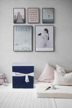 Load image into Gallery viewer, Anne Home Large Storage Bin with Lid for Children Storage - Large Fabric Basket for Quilts, Blankets & Other Large Items - Large Blanket Storage Box with Lid - 15.8L x 11.8W x 19.7H Inches