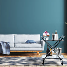 Load image into Gallery viewer, Anne Home - X-Shape Bar Cart | Home bar Bar Cart | Vintage style Beverage cart