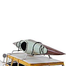 Load image into Gallery viewer, FORDS WOODY-LOOK COUNTRY SQUIRE W/ KAYAK | scale model| Miniatures |Vintage arts and crafts for decoration
