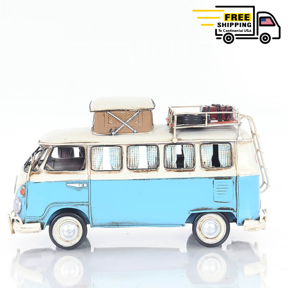 VOLKSWAGEN CAMP BUS | scale model| Miniatures |Vintage arts and crafts for decoration
