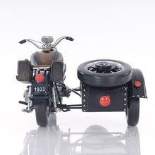 Load image into Gallery viewer, BLACK VINTAGE MOTORCYCLE | Miniatures |Vintage arts and crafts for decoration