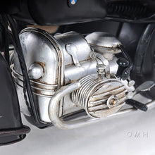 Load image into Gallery viewer, BLACK VINTAGE MOTORCYCLE | Miniatures |Vintage arts and crafts for decoration