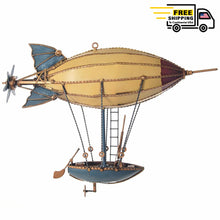 Load image into Gallery viewer, STEAMPUNK AIRSHIP | scale model aircraft | Miniatures |Vintage arts and crafts for decoration