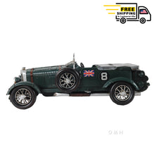 Load image into Gallery viewer, 1930 BLOWER 4.5L LEMANS CAR MODEL | scale model| Miniatures |Vintage arts and crafts for decoration