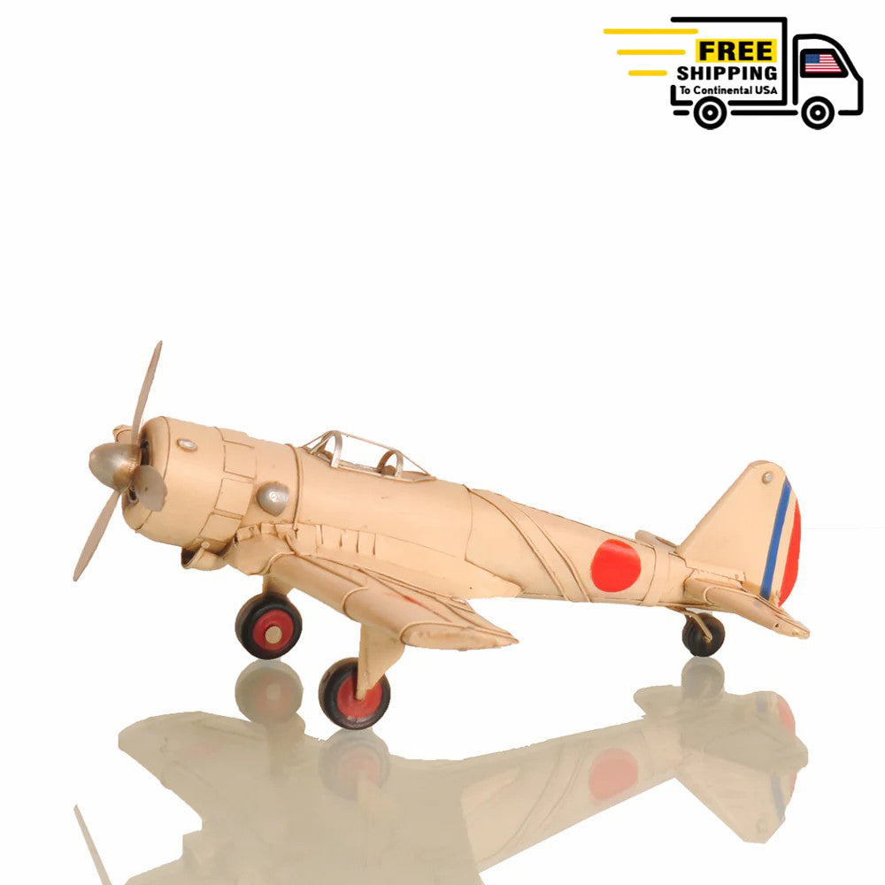 1943 NAKAJIMA KI-43 OSCAR FIGHTER | scale model aircraft | Miniatures |Vintage arts and crafts for decoration