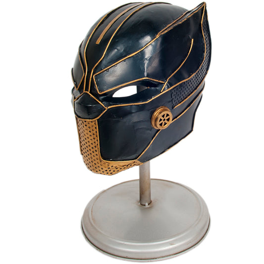 BLACK PANTHER HELMET METAL HANDMADE | Miniatures |Vintage arts and crafts for decoration