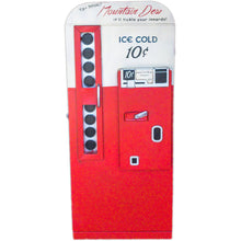 Load image into Gallery viewer, COCA-COLA STORAGE VENDING MACHINE MODEL DISPLAY | Miniatures |Vintage arts and crafts for decoration