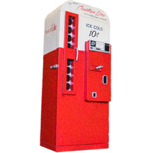 Load image into Gallery viewer, COCA-COLA STORAGE VENDING MACHINE MODEL DISPLAY | Miniatures |Vintage arts and crafts for decoration