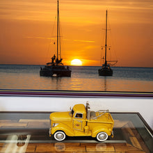 Load image into Gallery viewer, 1926 PENNZOIL TOW TRUCK YELLOW METAL HANDMADE| scale model| Miniatures |Vintage arts and crafts for decoration