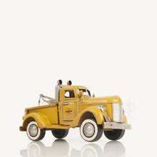 Load image into Gallery viewer, 1926 PENNZOIL TOW TRUCK YELLOW METAL HANDMADE| scale model| Miniatures |Vintage arts and crafts for decoration