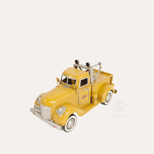 Load image into Gallery viewer, 1926 PENNZOIL TOW TRUCK YELLOW METAL HANDMADE| scale model| Miniatures |Vintage arts and crafts for decoration