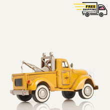 Load image into Gallery viewer, 1926 PENNZOIL TOW TRUCK YELLOW METAL HANDMADE| scale model| Miniatures |Vintage arts and crafts for decoration