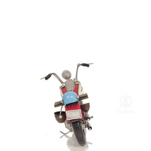 Load image into Gallery viewer, RED HARLEY-DAVIDSON MOTORCYCLE METAL HANDMADE | scale model| Miniatures |Vintage arts and crafts for decoration