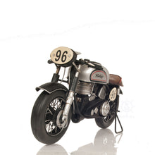 Load image into Gallery viewer, 1952 NORTON MANX 1:8 METAL HANDMADE SCALED MODEL | scale model| Miniatures |Vintage arts and crafts for decoration