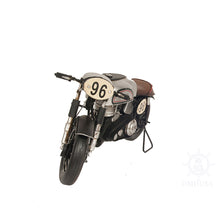 Load image into Gallery viewer, 1952 NORTON MANX 1:8 METAL HANDMADE SCALED MODEL | scale model| Miniatures |Vintage arts and crafts for decoration
