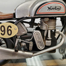 Load image into Gallery viewer, 1952 NORTON MANX 1:8 METAL HANDMADE SCALED MODEL | scale model| Miniatures |Vintage arts and crafts for decoration